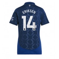 Manchester United Christian Eriksen #14 Replica Away Shirt Ladies 2024-25 Short Sleeve